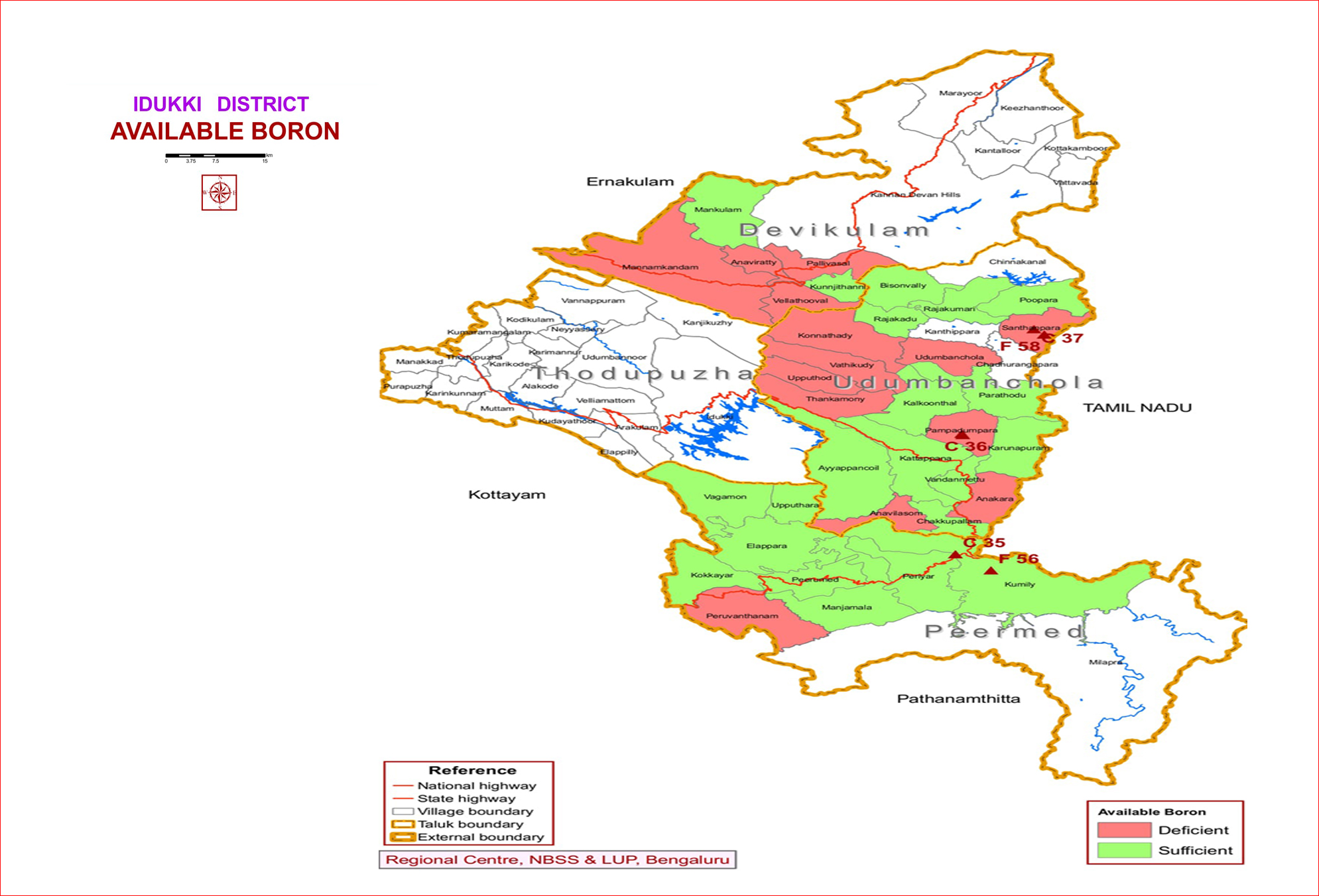 Available Boron, Idukki district