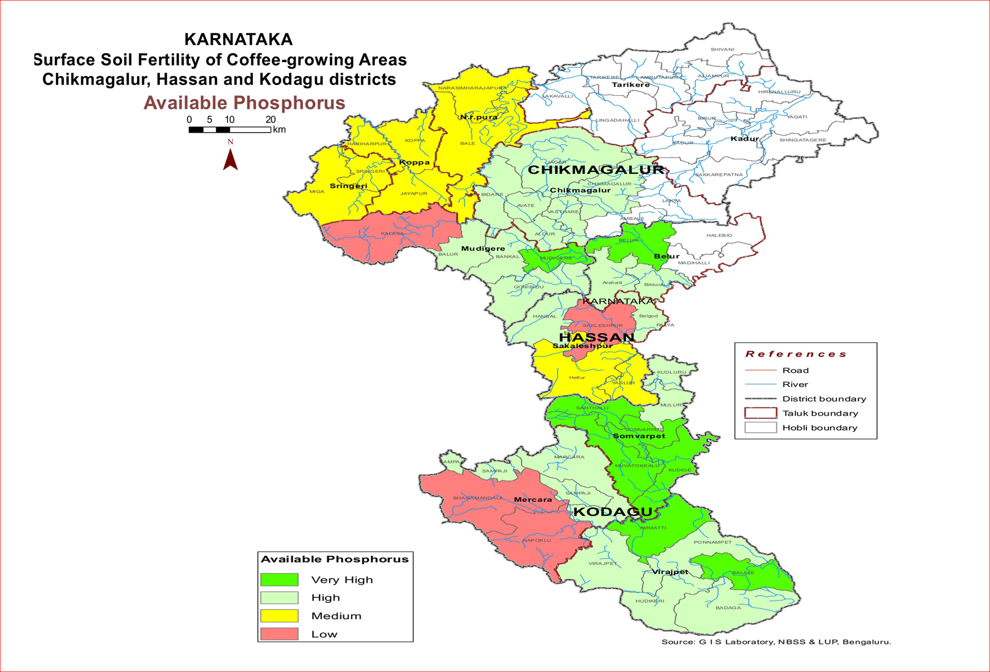 Available Phosphorus, Karnataka