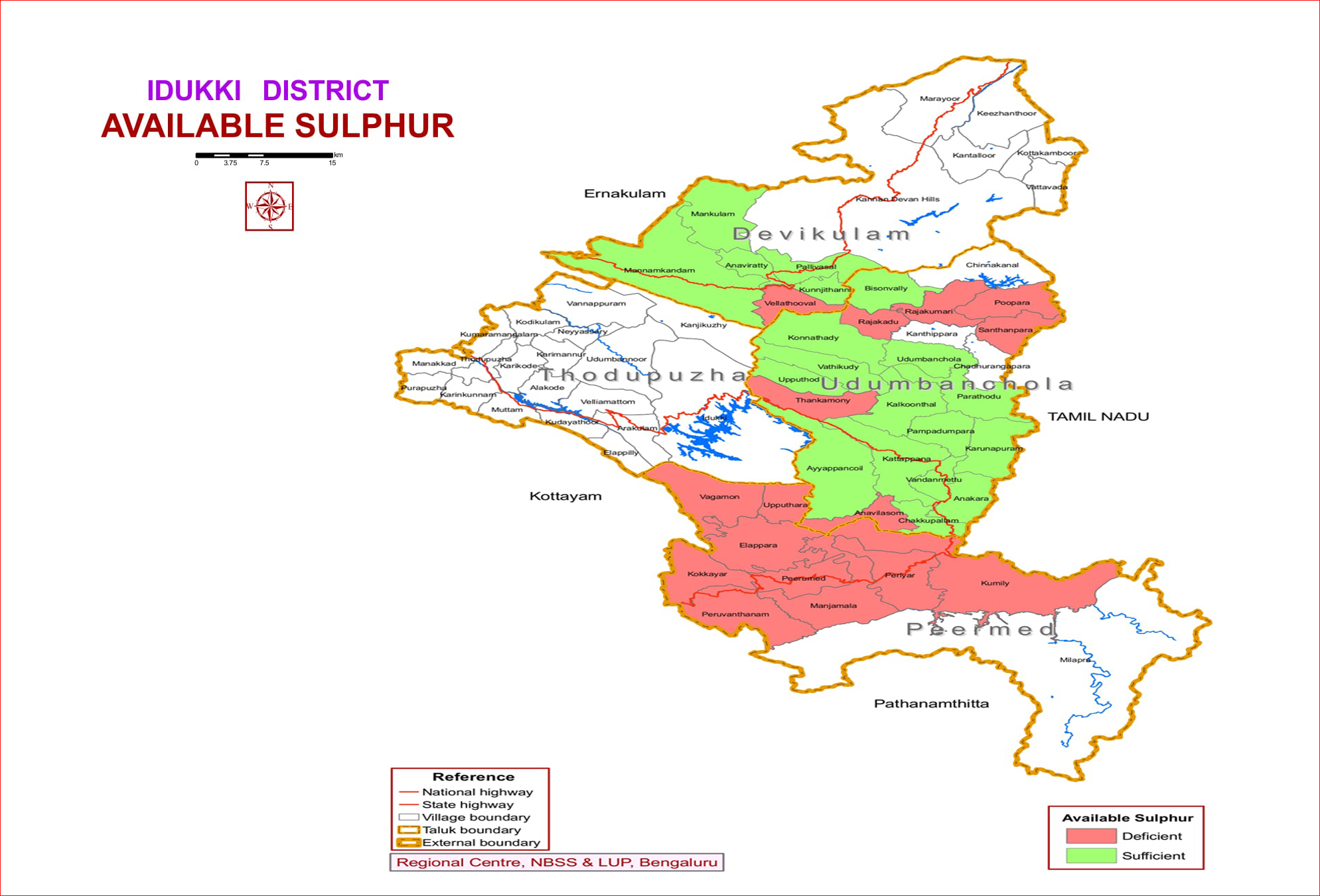 Available Sulphur, Idukki district